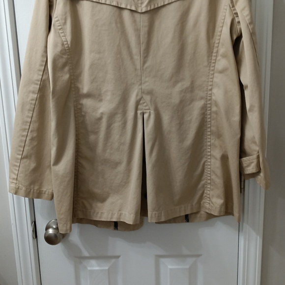 Tommy Hilfiger Double Collar Long Sleeve Trench Coat Size XL - Picture 6 of 9